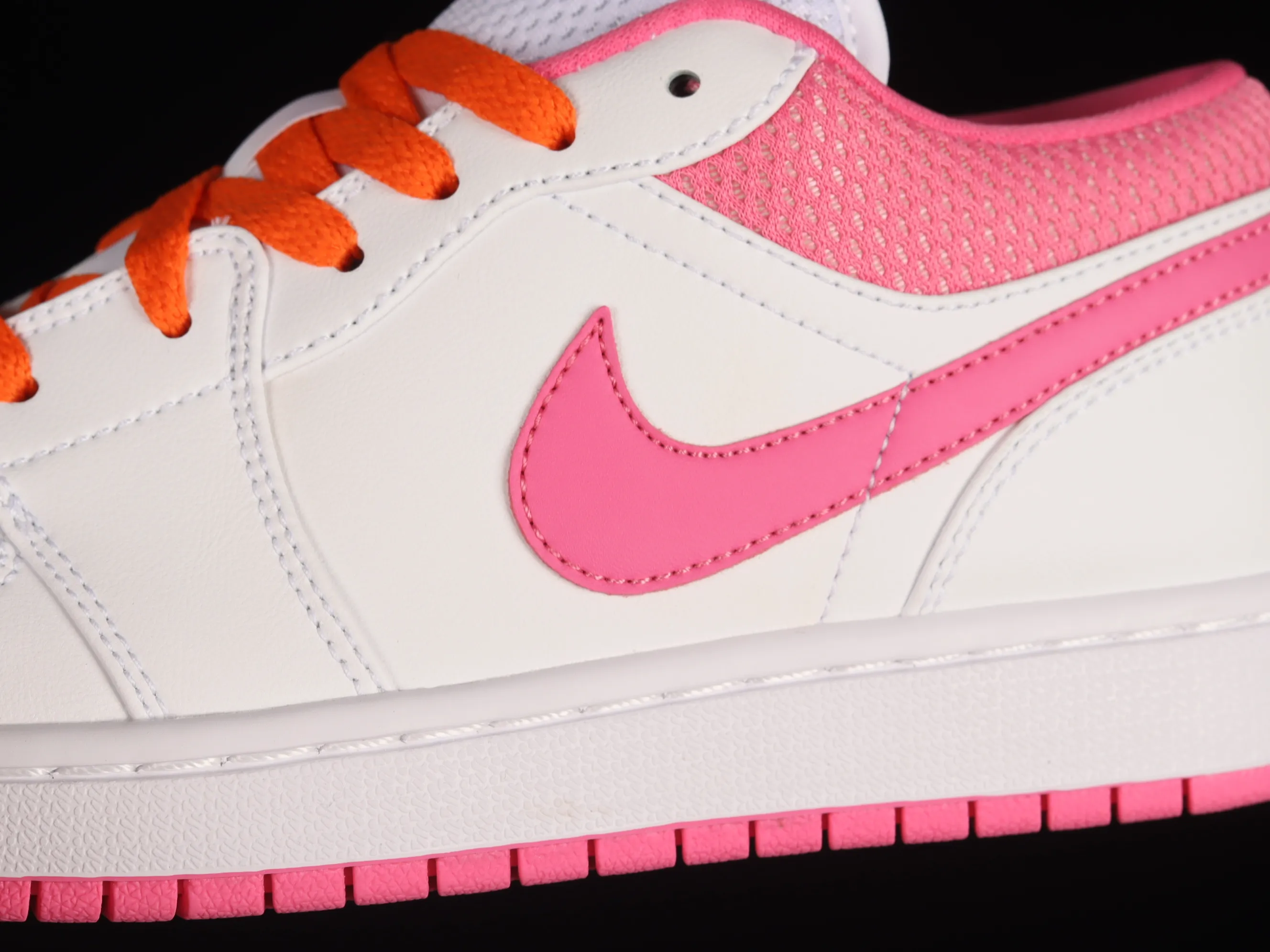 All categories Air Jordan Jordan series basketball shoes Air Jordan 1 Low Air Jordan 1 Low AJ1 Joe 1 white and pink low-top basketball shoes DR9498-168